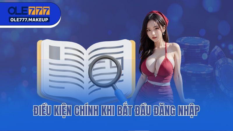 Điều kiện chính khi bắt đầu đăng nhập